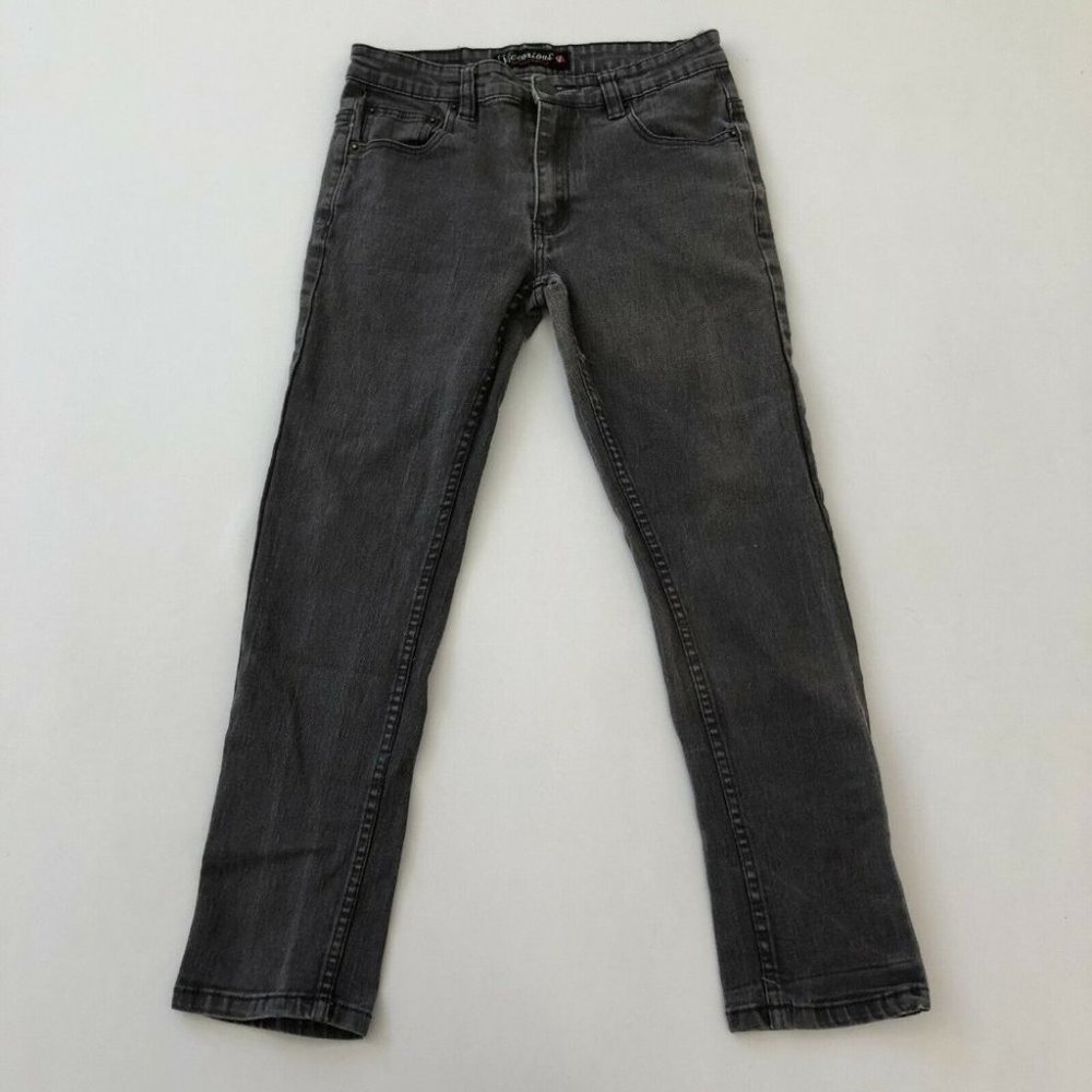 Victorious Jeans Women's 32 Black Skinny Reg Fit Size 32X30 (see details)